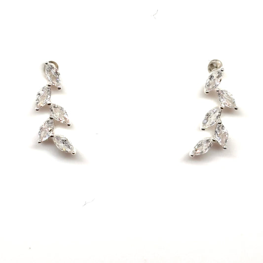 Sparkly drop crystal ear studs from Pixi Daisy