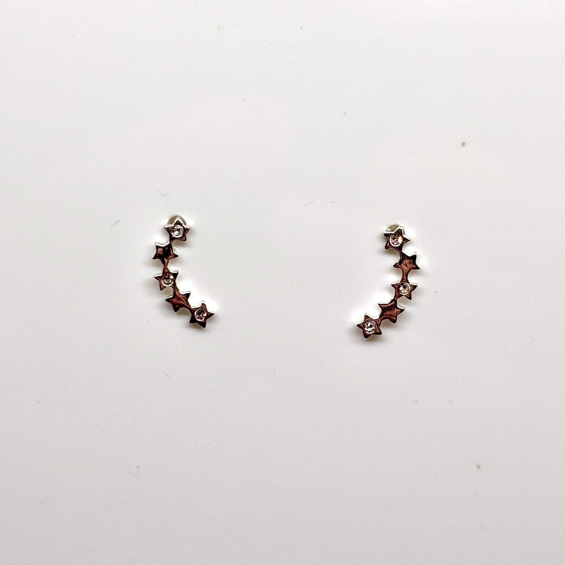 Crescent of stars ear studs from Pixi Daisy