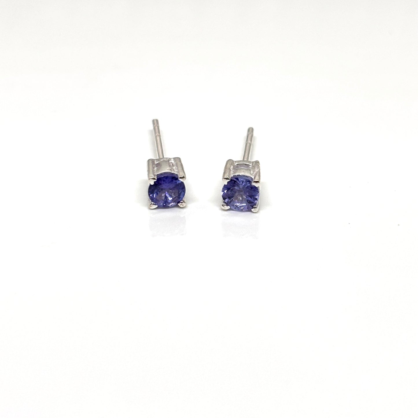 Pair of tanzanite stud earrings from Pixi Daisy