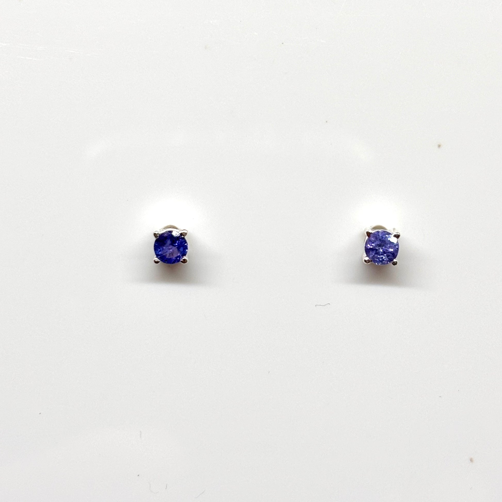 Pair of tanzanite stud earrings from Pixi Daisy