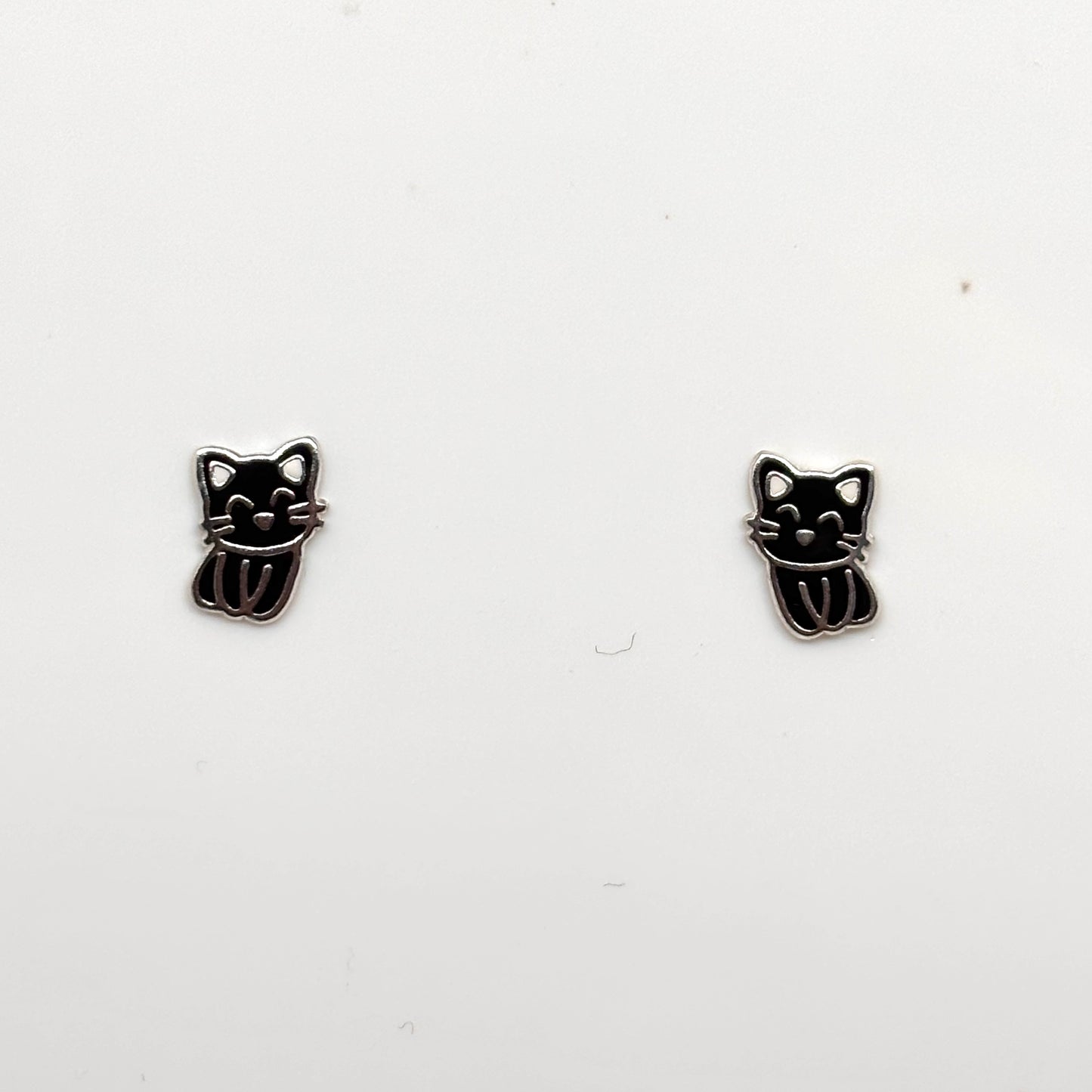 Black Cat ear studs from Pixi Daisy