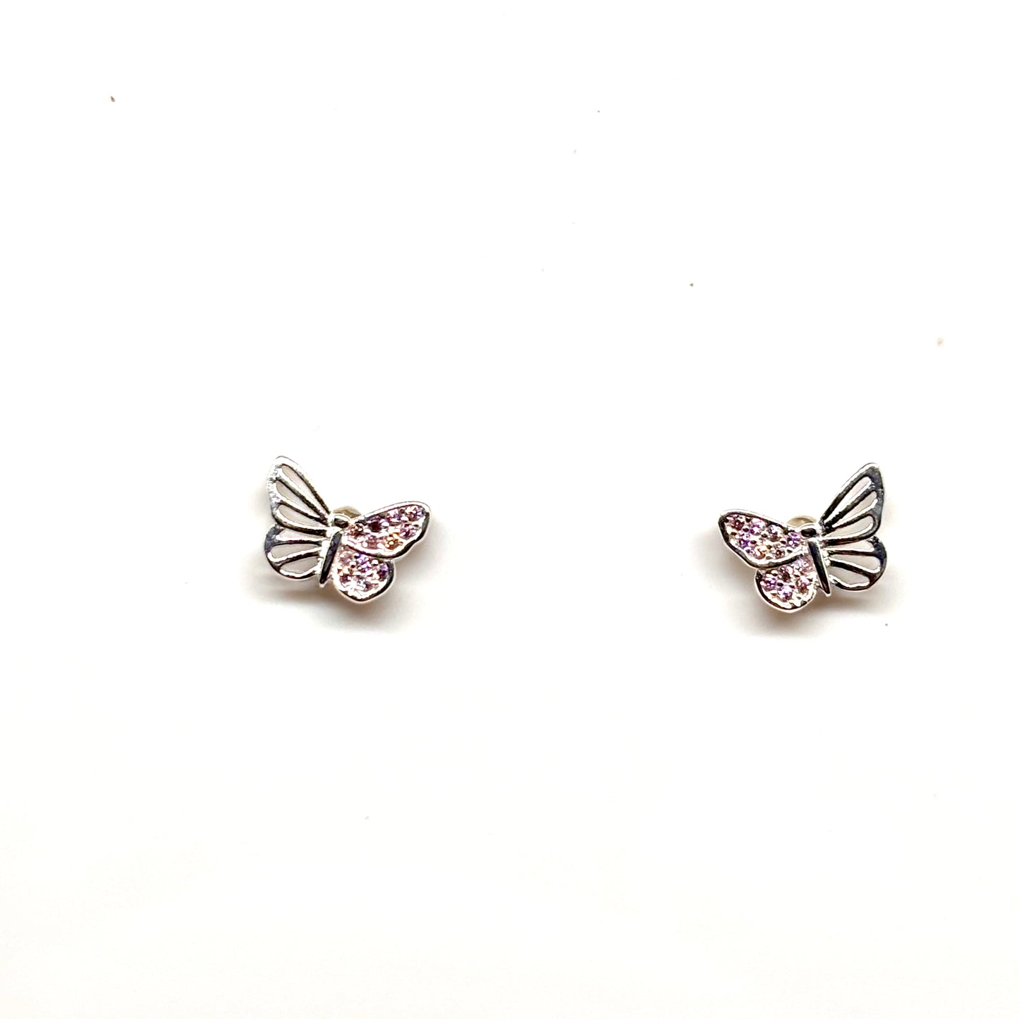 Butterfly sterling silver stud earrings from Pixi Daisy