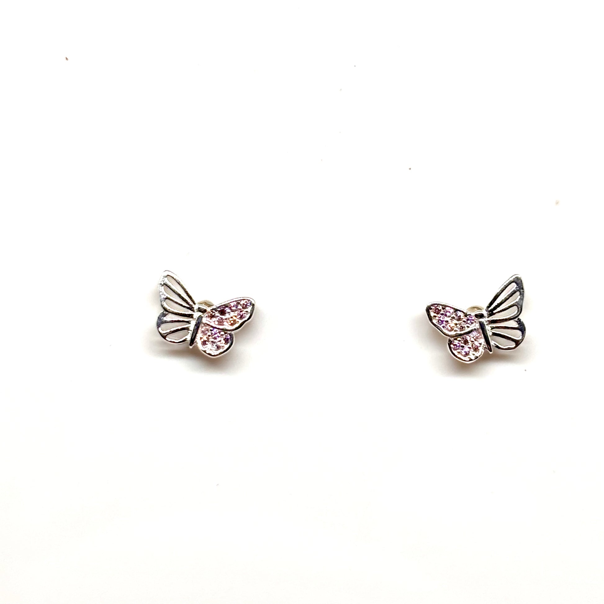 Butterfly sterling silver stud earrings from Pixi Daisy