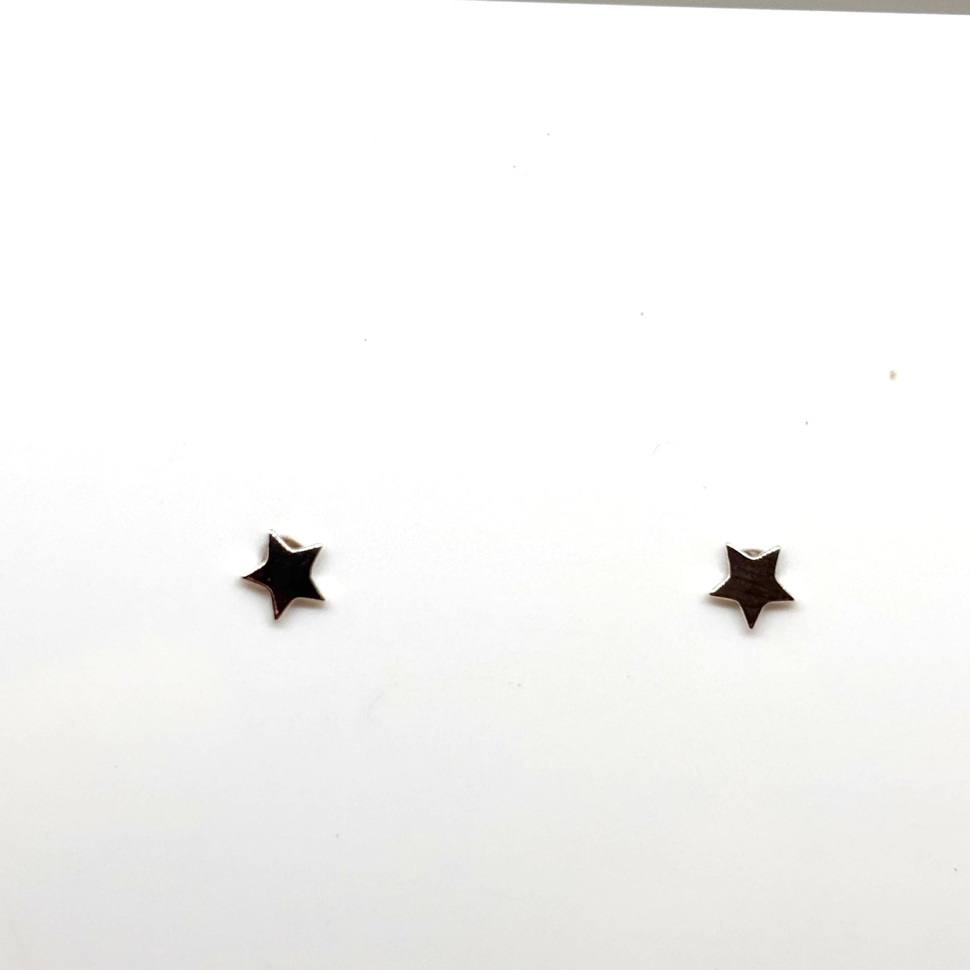 Silver star ear studs from Pixi Daisy