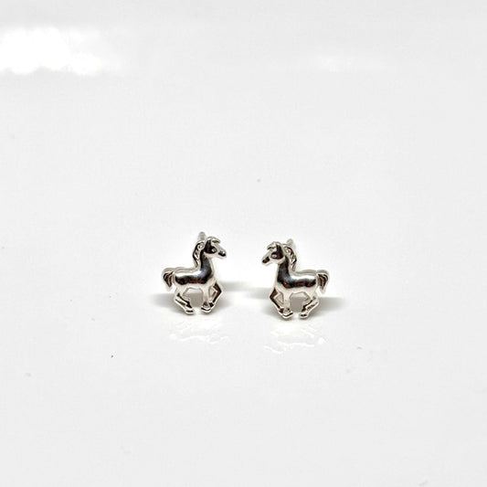 Silver horse ear studs from Pixi Daisy