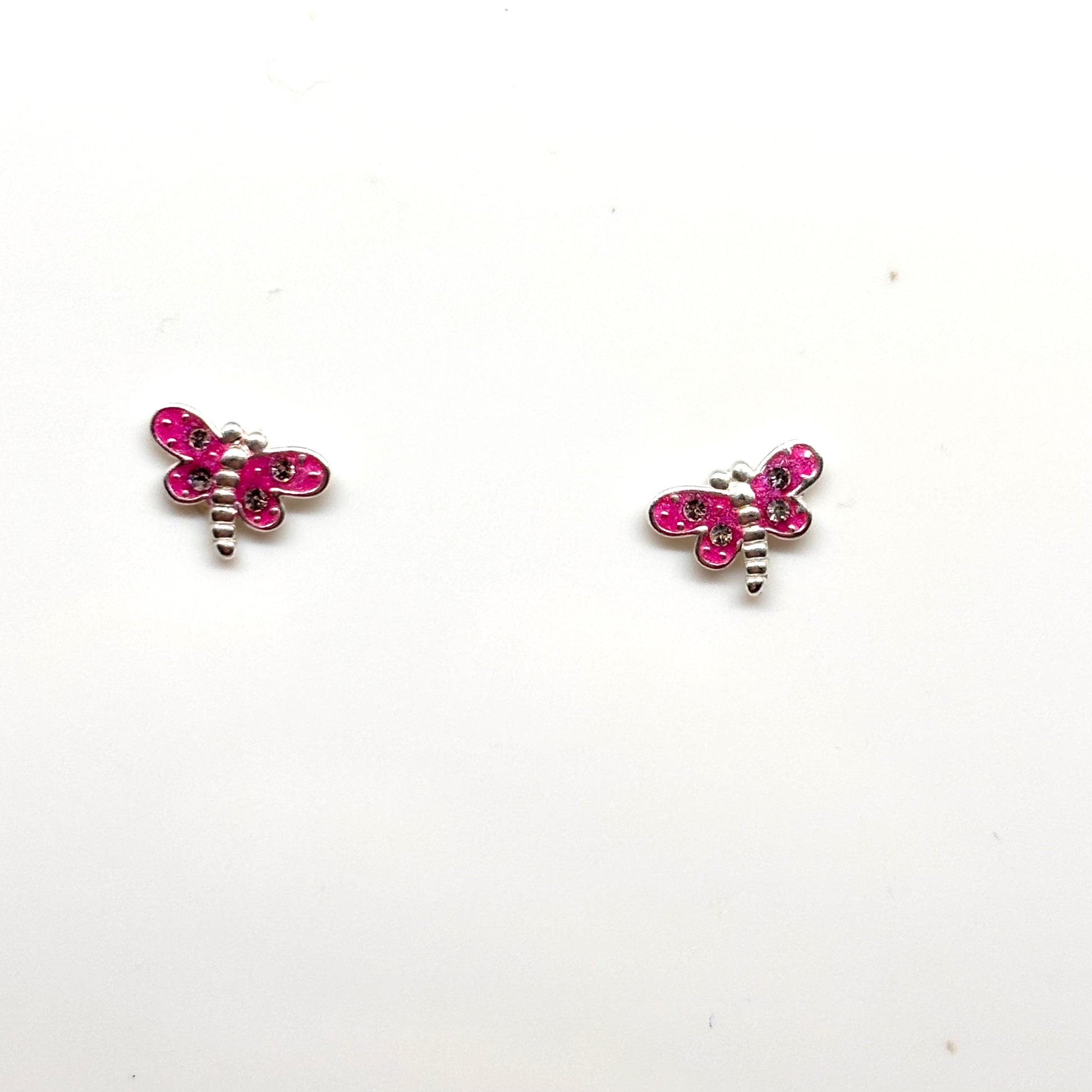 Pink dragonfly earrings from Pixi Daisy