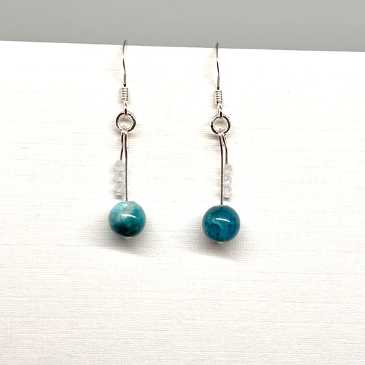 Apatite dangly earrings from Pixi Daisy