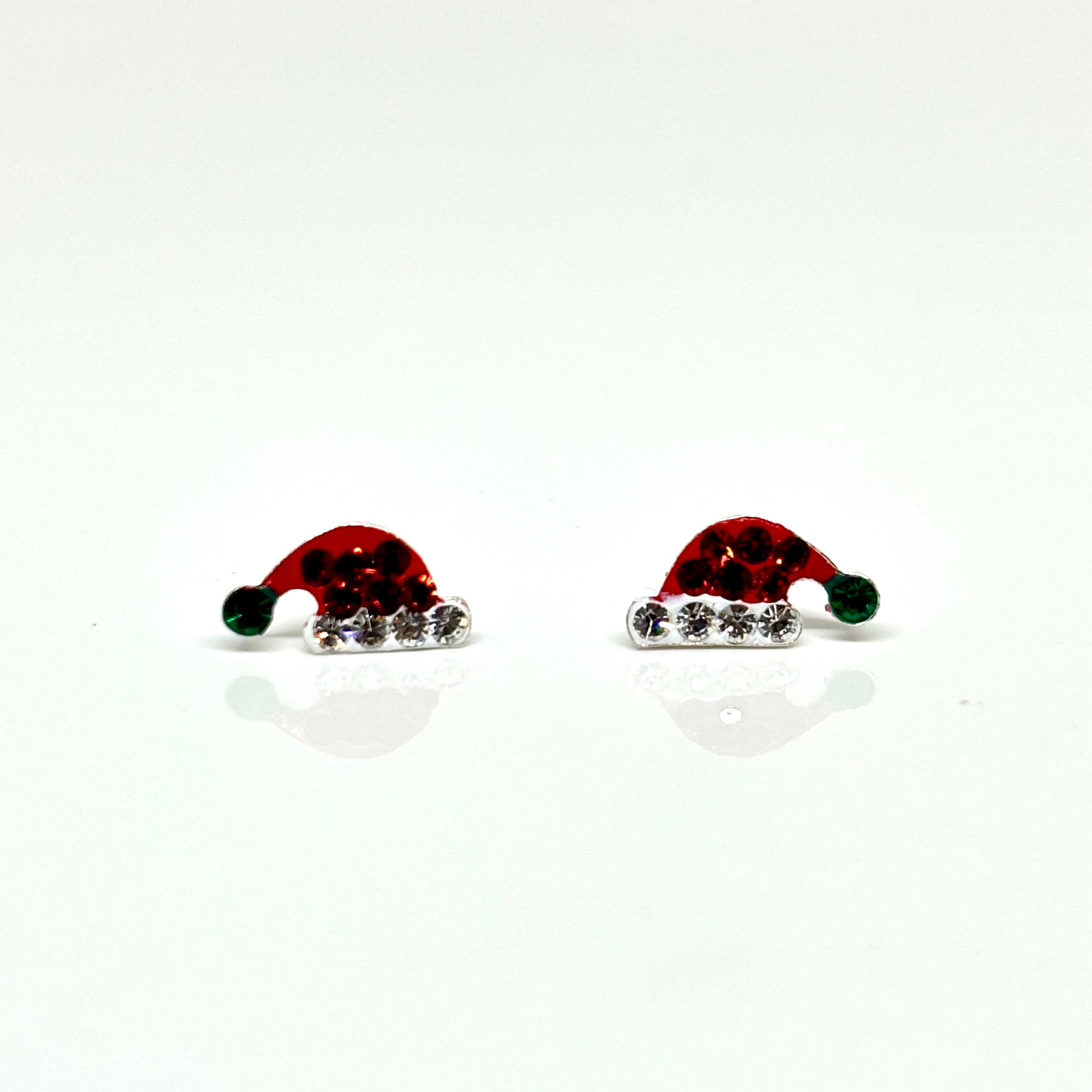 Christmas Hat ear studs from Pixi Daisy