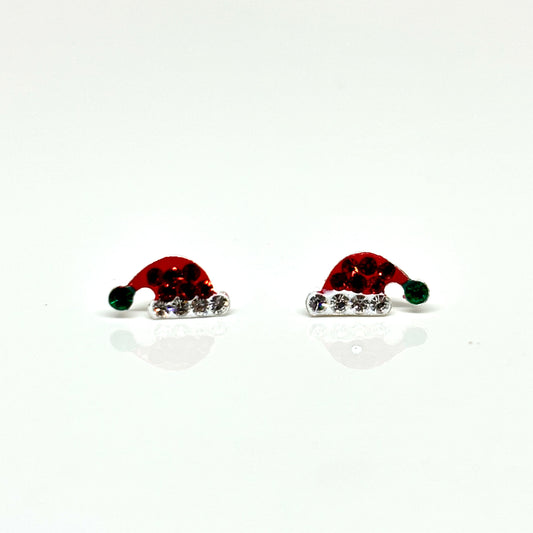 Christmas Hat ear studs from Pixi Daisy
