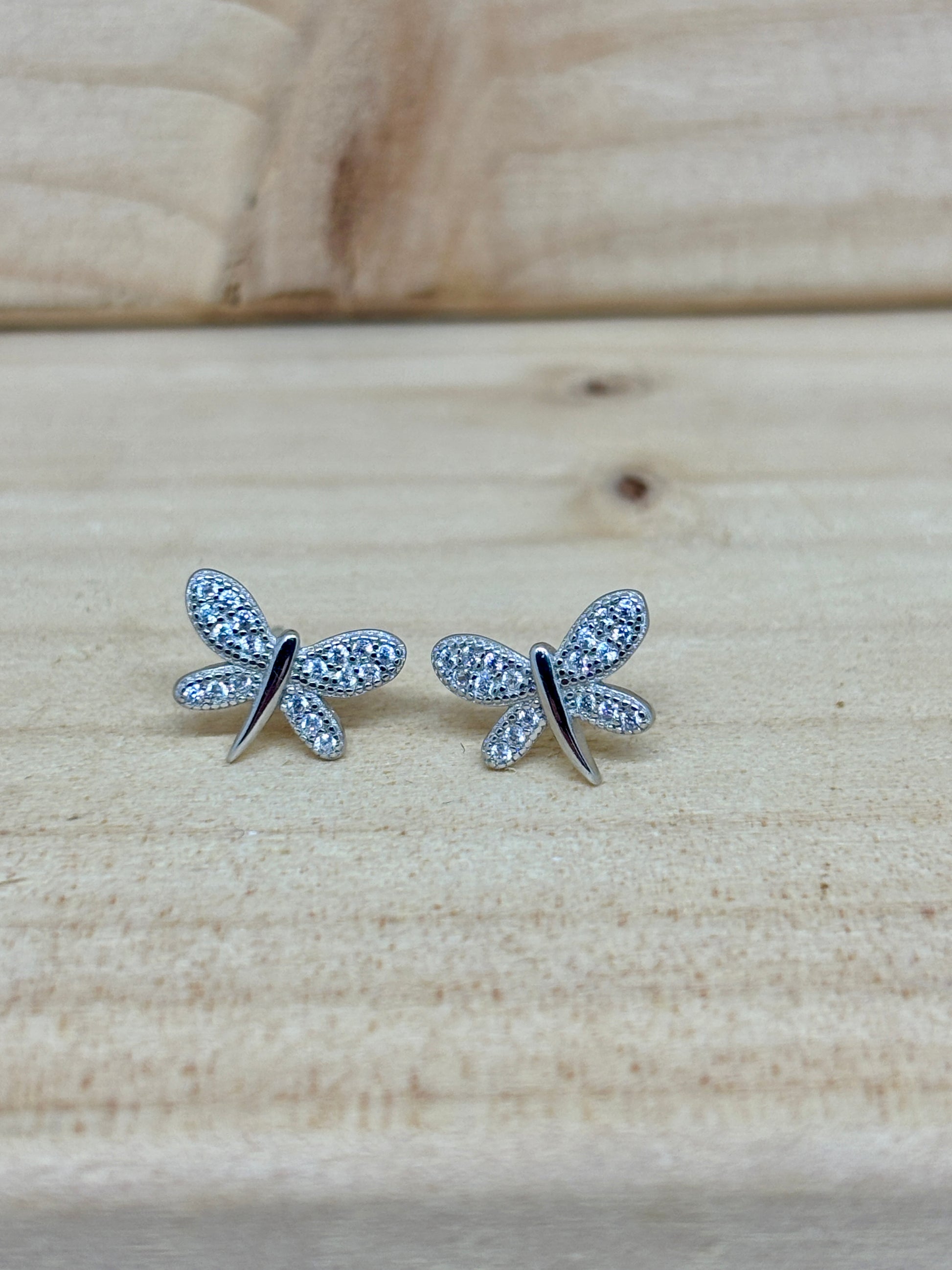 butterfly ear studs from pixi daisy