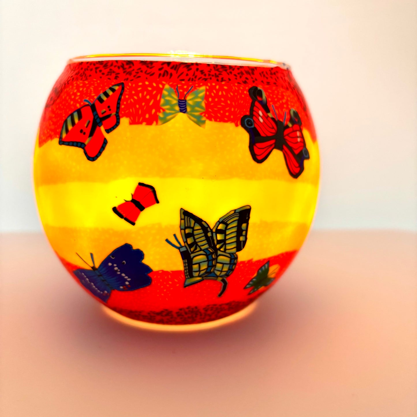 Butterfly globe tea light holder from Pixi Daisy