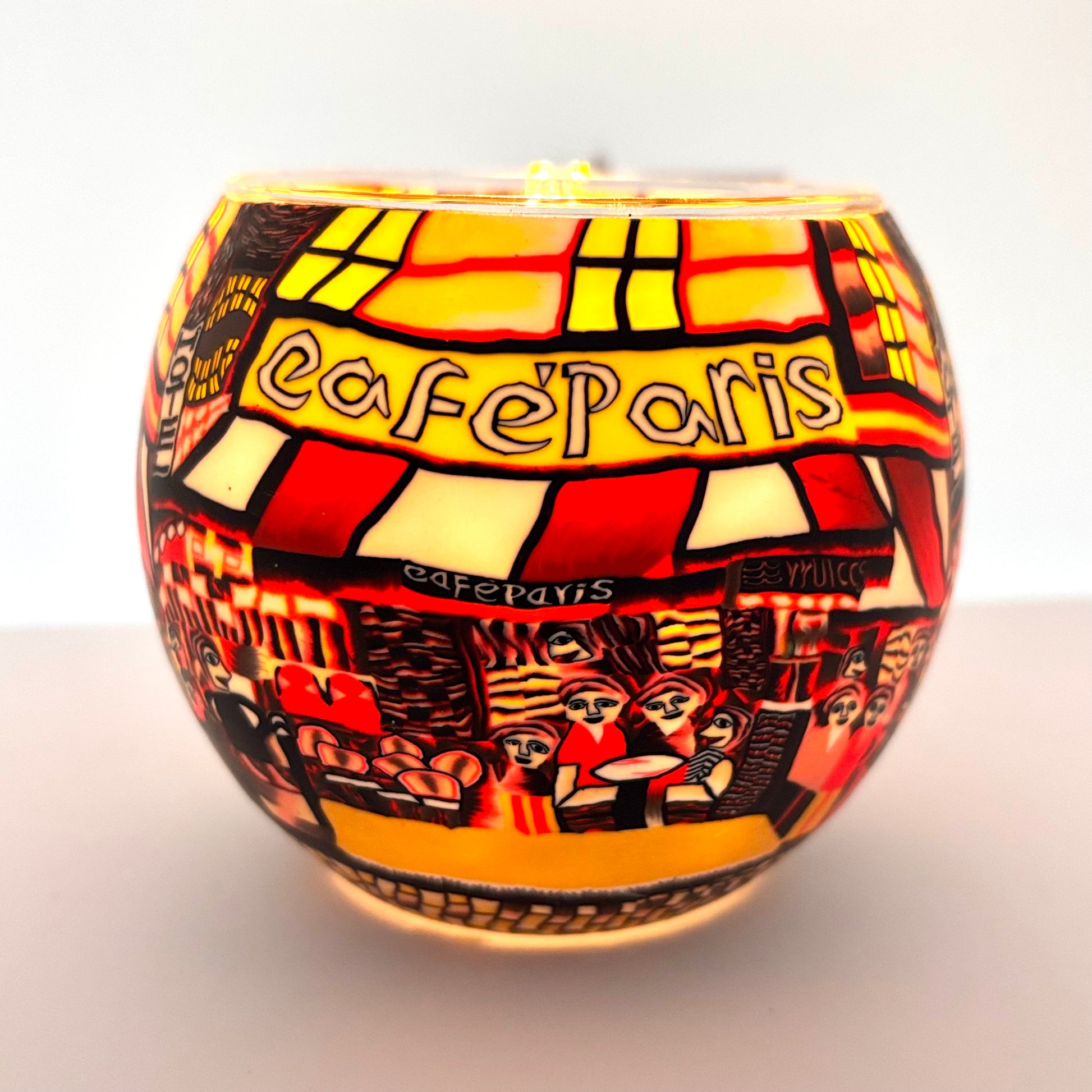 Cafe Paris globe tea light candle holder from Pixi Daisy