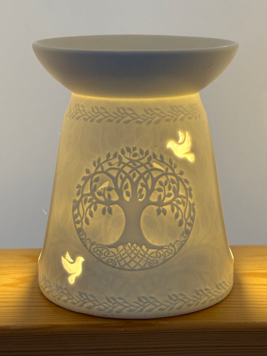 Tree of Life ceramic wax melt/essential oil burner from Pixi Daisy