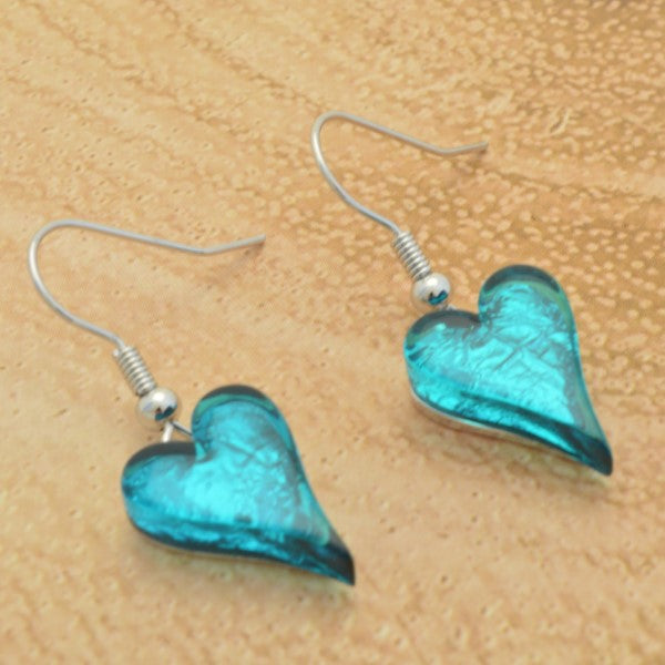 Miss Milly Green Heart Earrings from Pixi Daisy