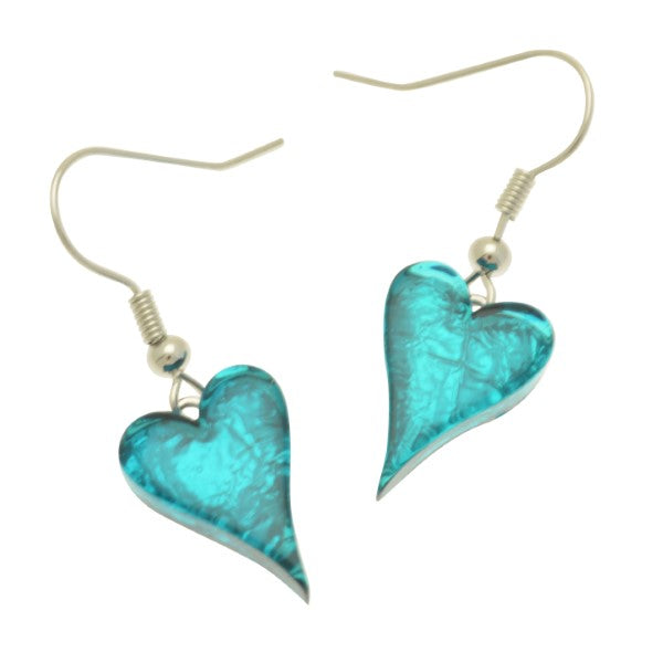 Miss Milly Green Heart Earrings from Pixi Daisy