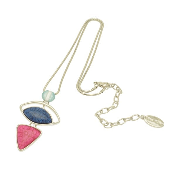 Miss Milly Pink and Blue Symbology Necklace from Pixi Daisy