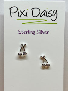 Cherry ear studs from Pixi Daisy