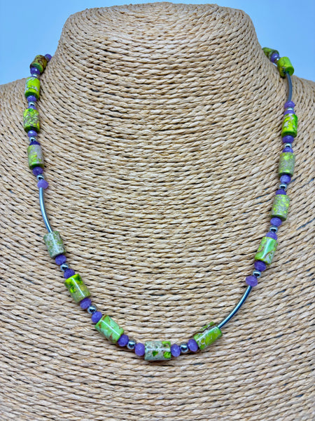 Jasper and Jade necklace from Pixi Daisy