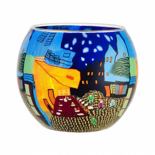 Cafe at Night Globe tea light holder from Pixi Daisy
