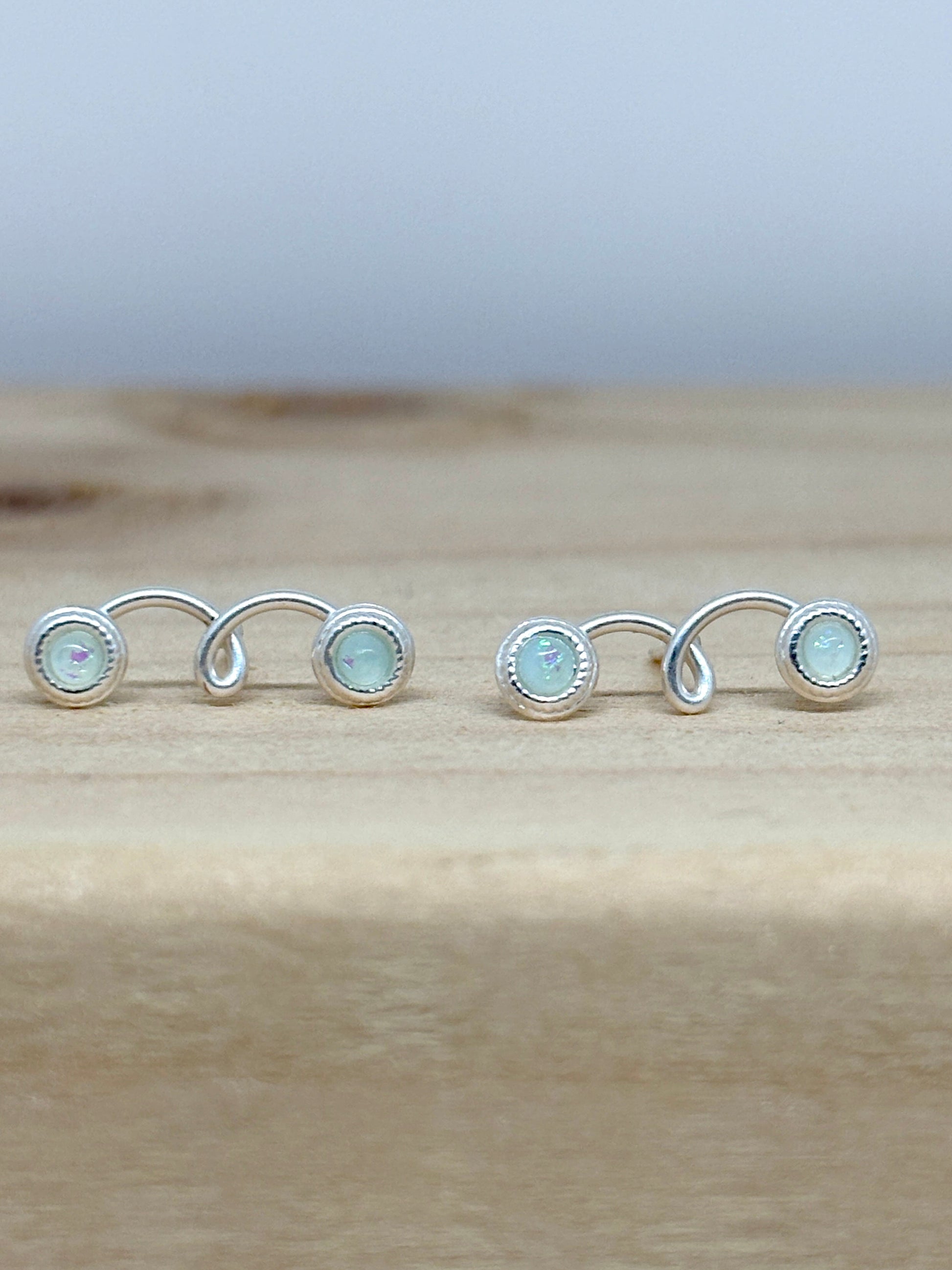 opal ear studs - pixi daisy