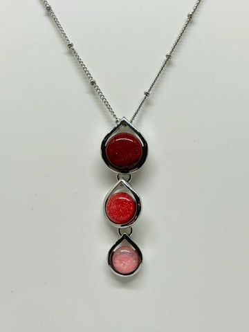 Miss Milly Red Trio Necklace from Pixi Daisy