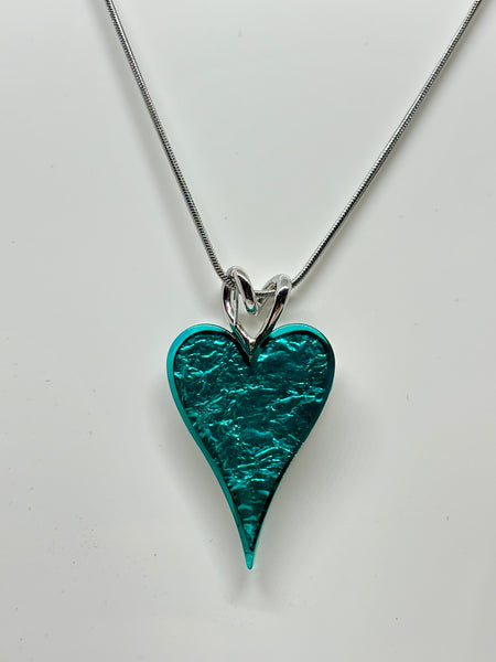 Miss Milly Green Heart Necklace from Pixi Daisy