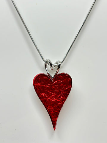 Miss Milly Red Heart Necklace from Pixi Daisy