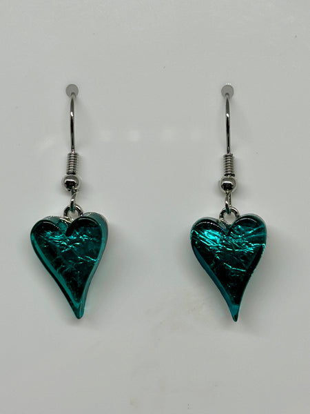 Miss Milly Green Heart Earrings from Pixi Daisy