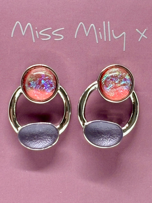 Miss Milly Iridescent Sunset Earrings from Pixi Daisy