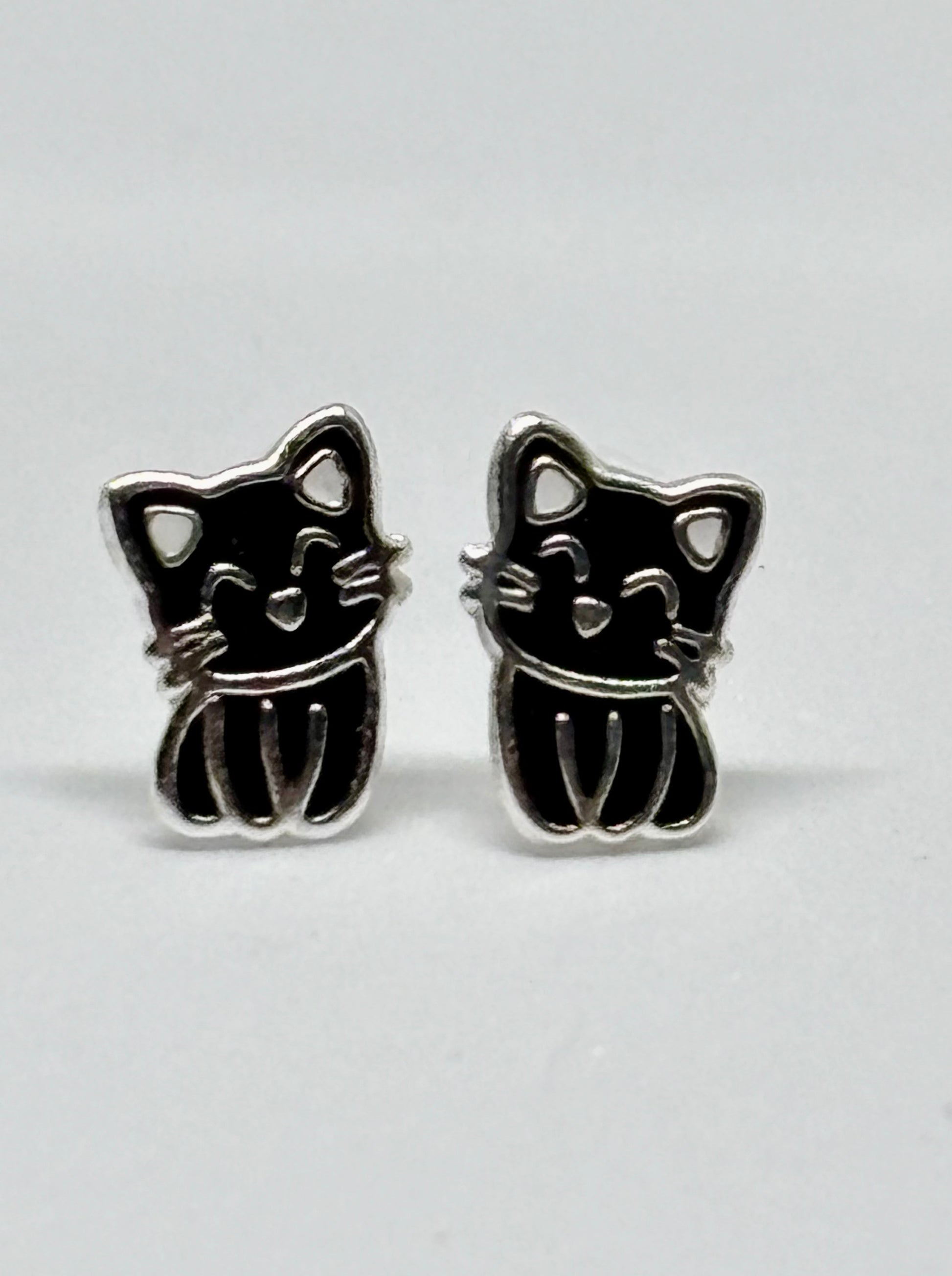 Black Cat ear studs from Pixi Daisy