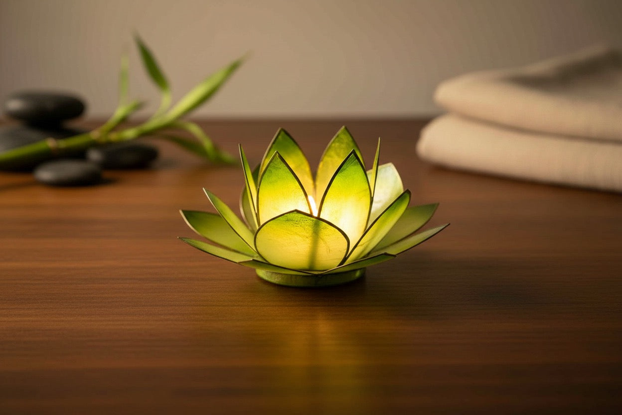 Lotus flower tea light holder from Pixi Daisy