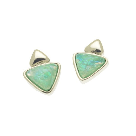 Miss Milly blue green iridescent earrings from Pixi Daisy