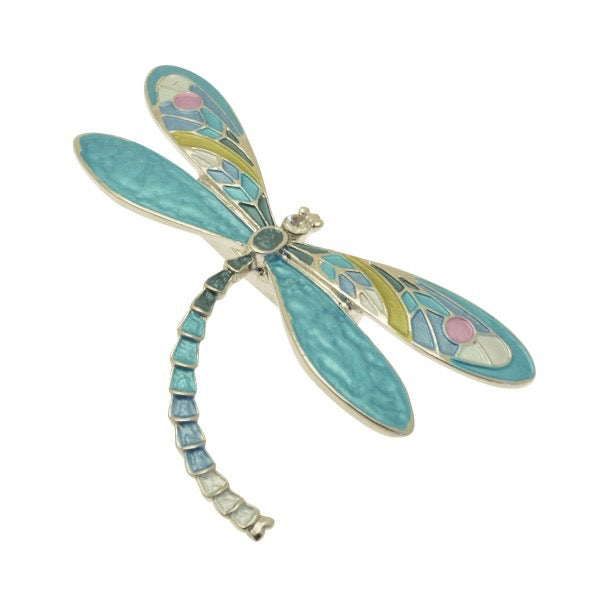 Miss Milly Turquoise Dragonfly Magnetic Brooch from Pixi Daisy