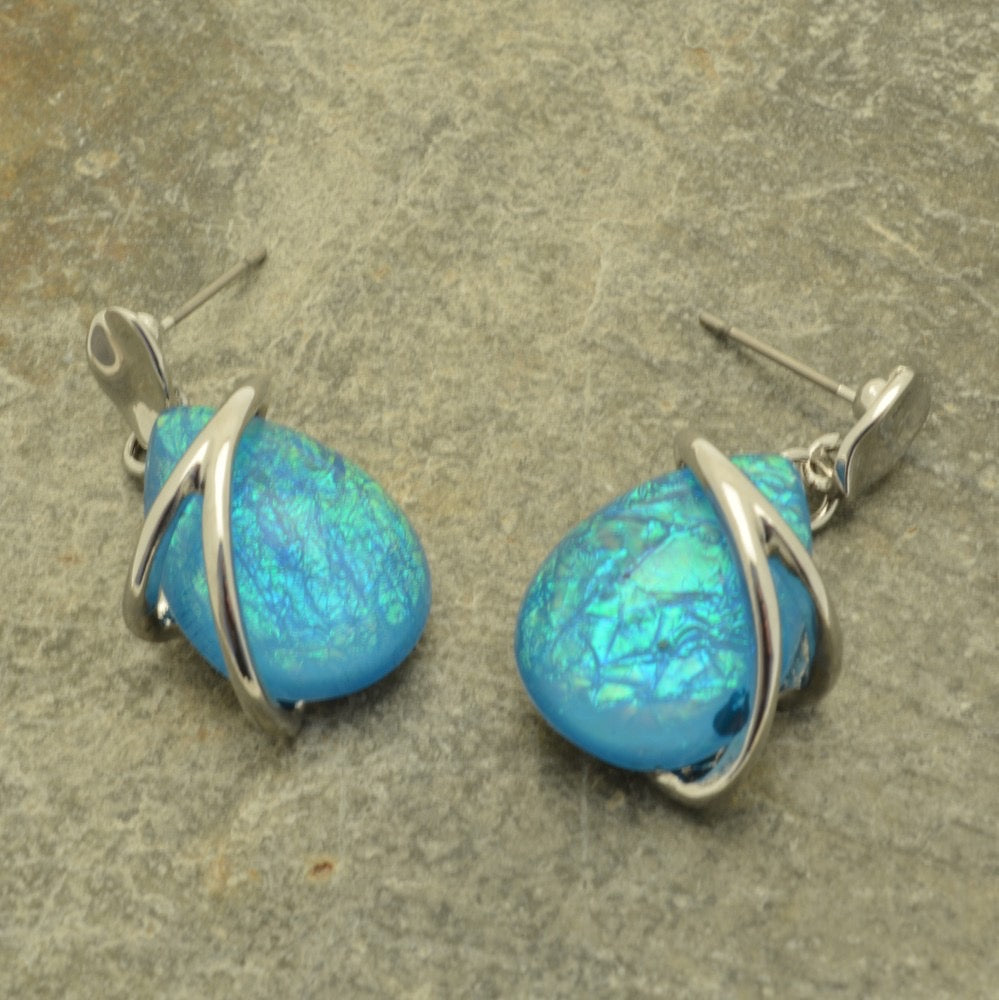 Miss Milly Blue Teardrop earrings from Pixi Daisy