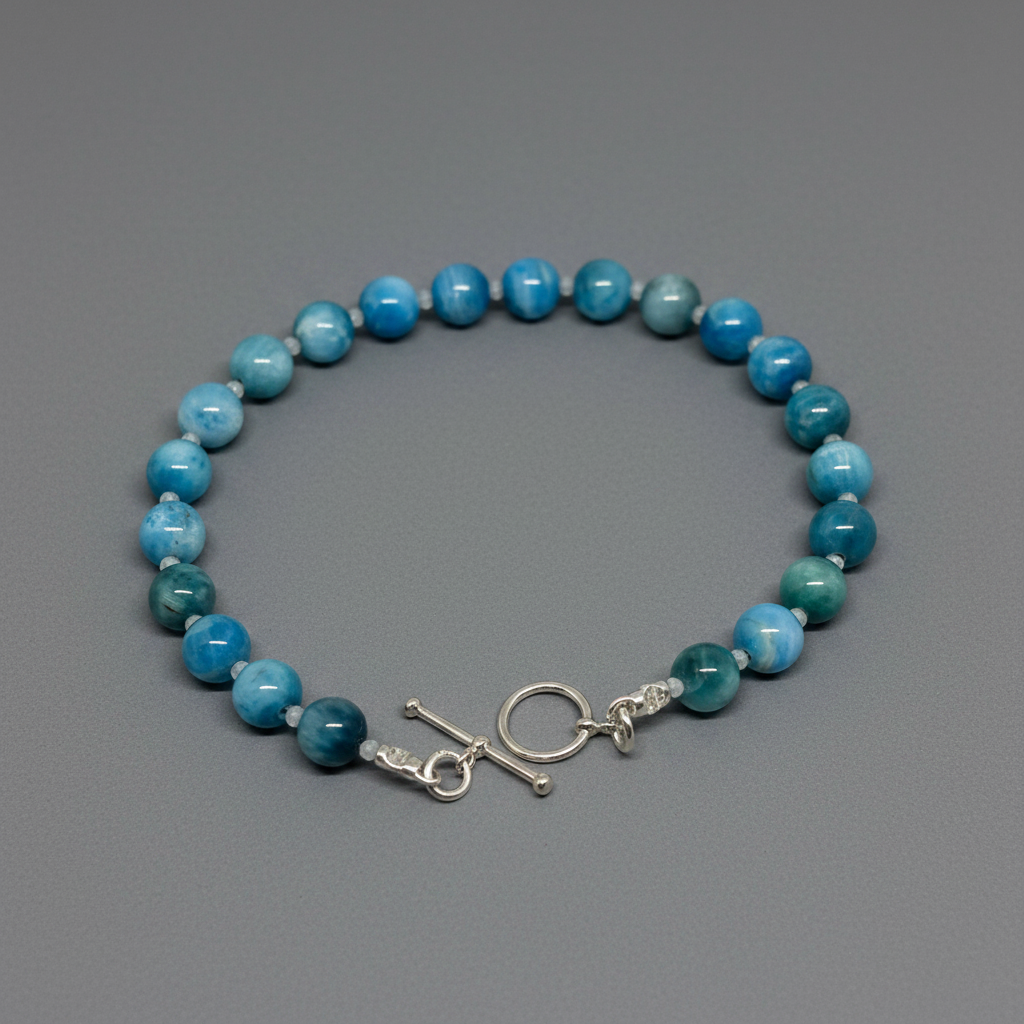 blue apatite bracelet from pixi daisy