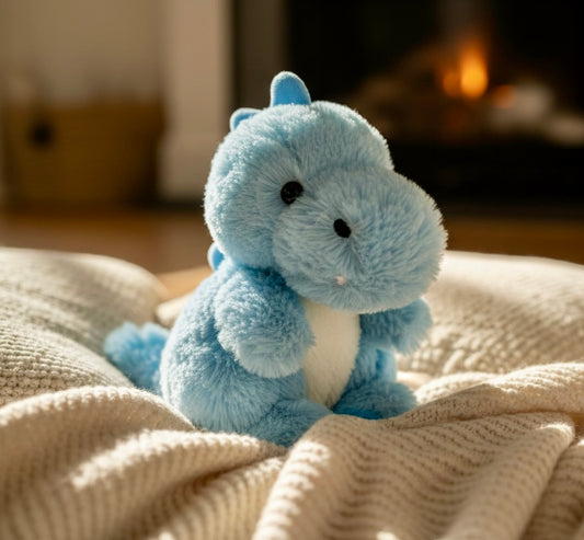 Blue Dinosaur Warmie from Pixi Daisy