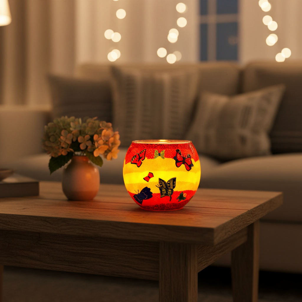Butterfly Globe tea light holder from Pixi Daisy