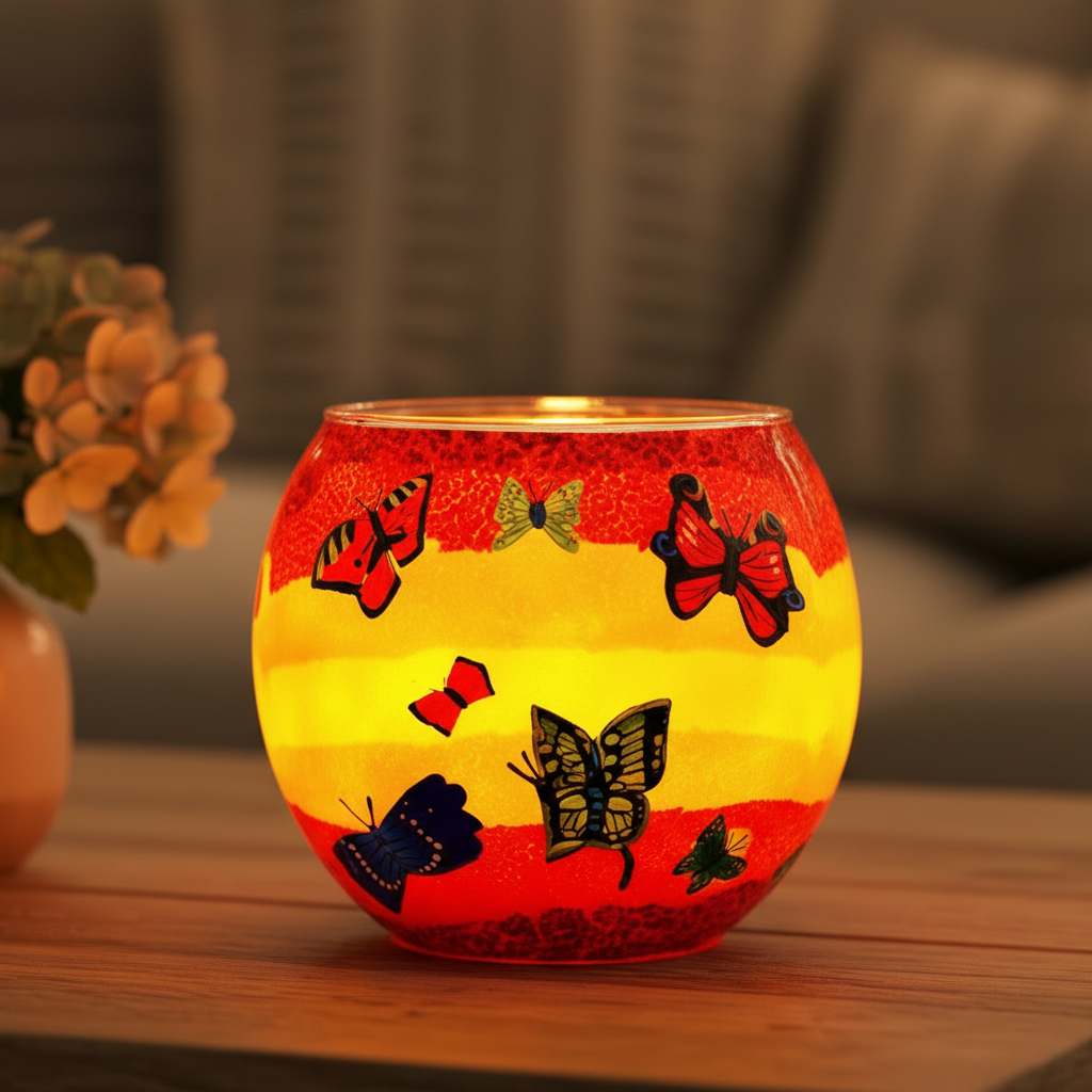 Butterfly Globe tea light holder from Pixi Daisy