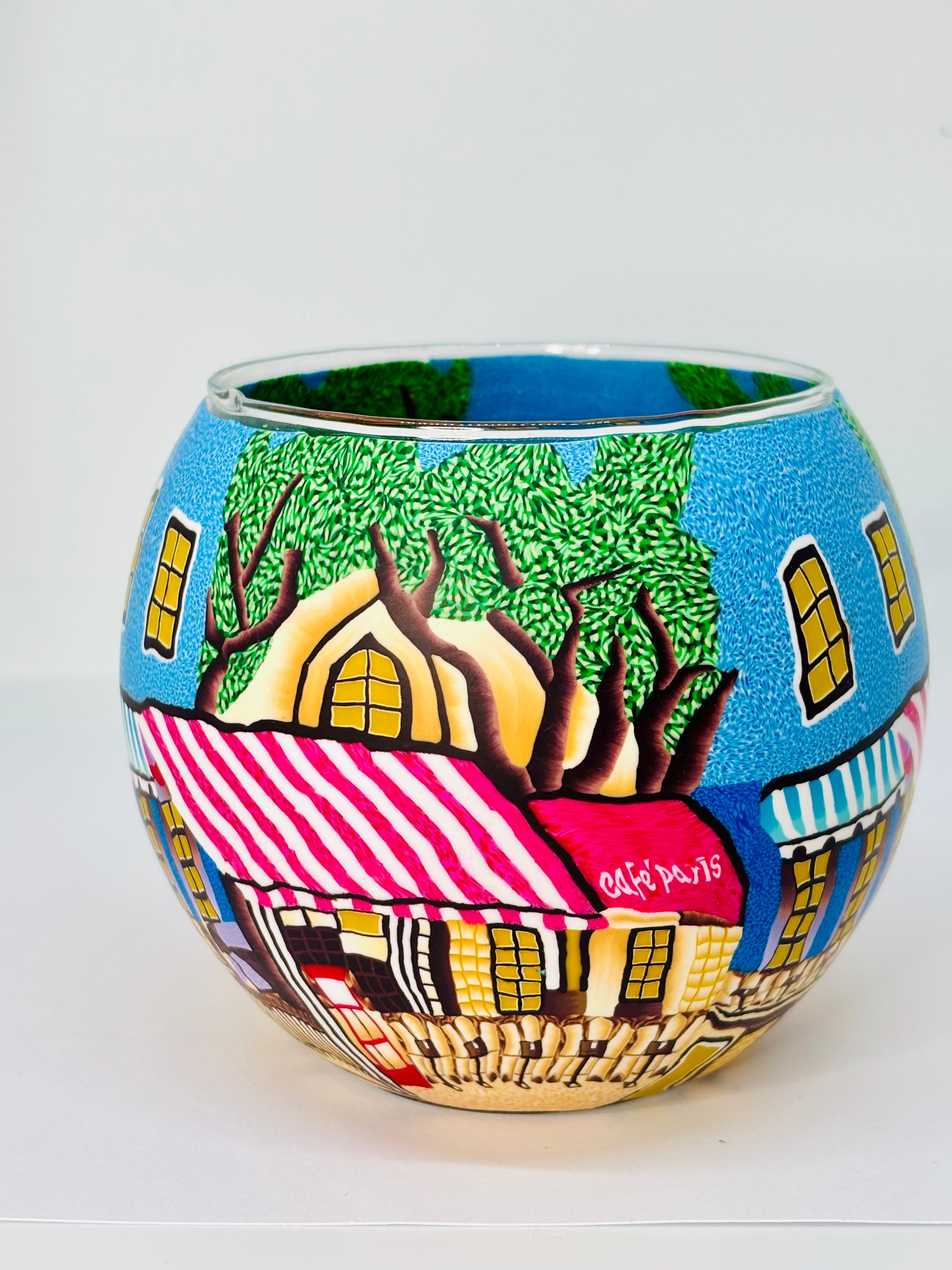 Cafe Paris Globe tea light holder from Pixi Daisy