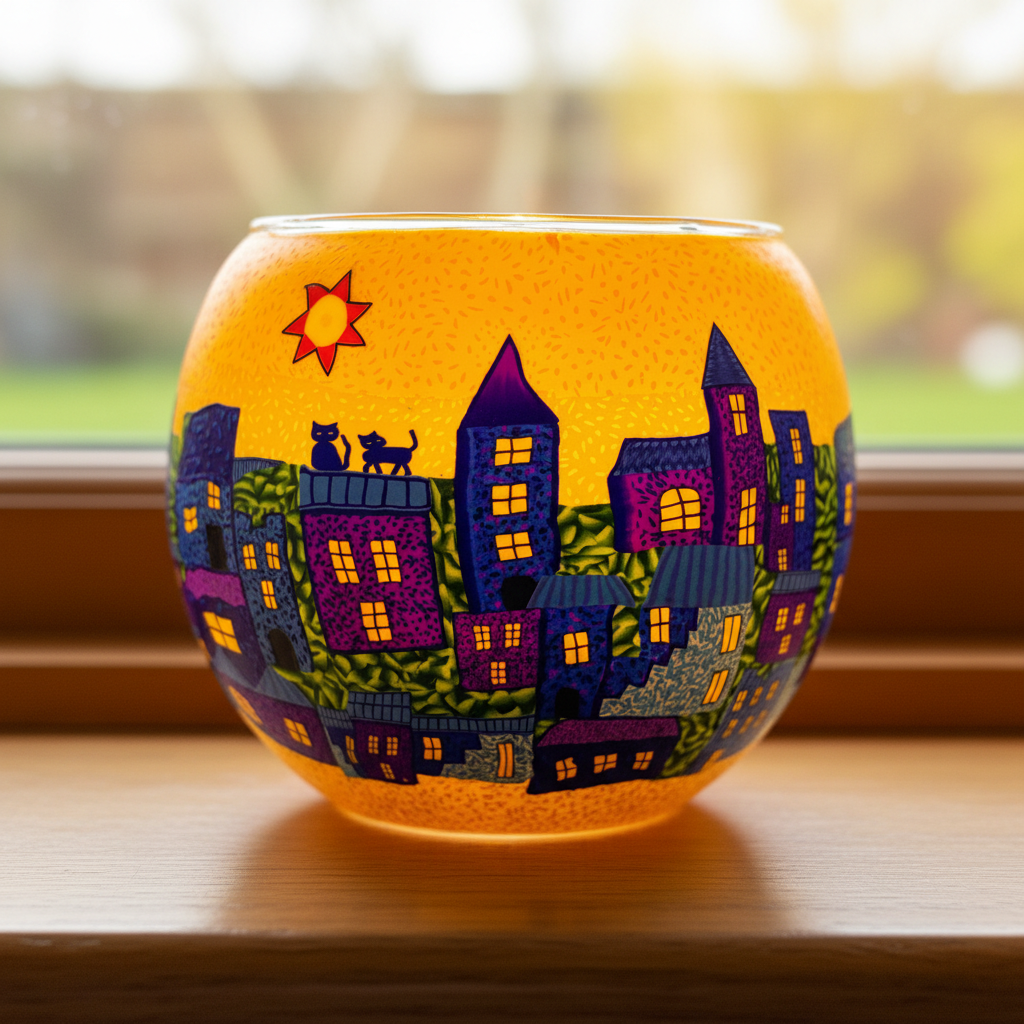 Cats on a Roof Globe - Professional Hero Image