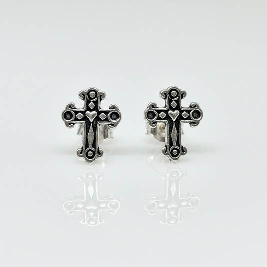 Celtic Cross Ear Studs from Pixi Daisy