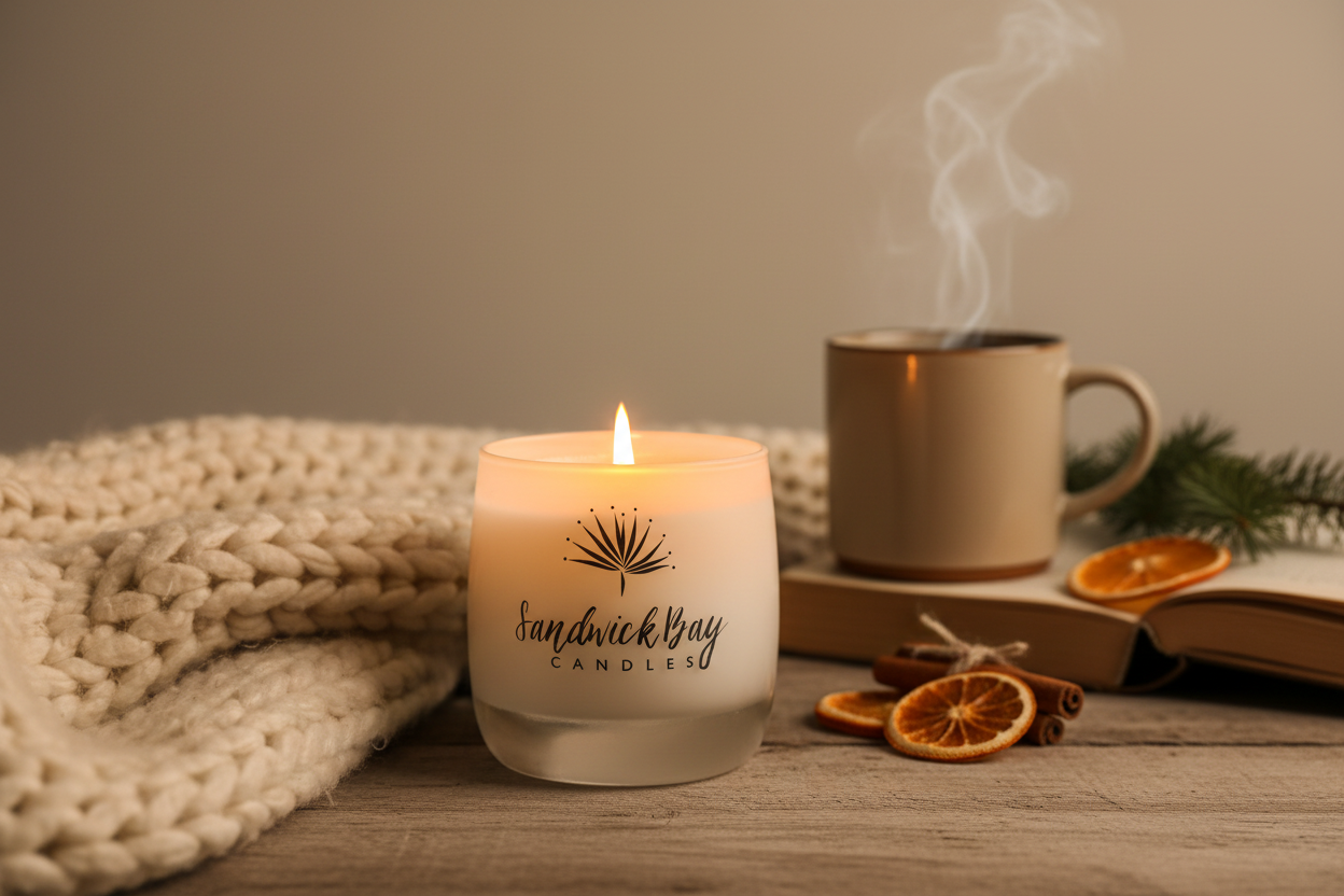 Sandwick Bay Cinnamon & Orange Candle from Pixi Daisy