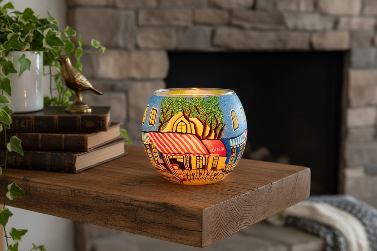 Cafe Paris Globe tea light holder from Pixi Daisy