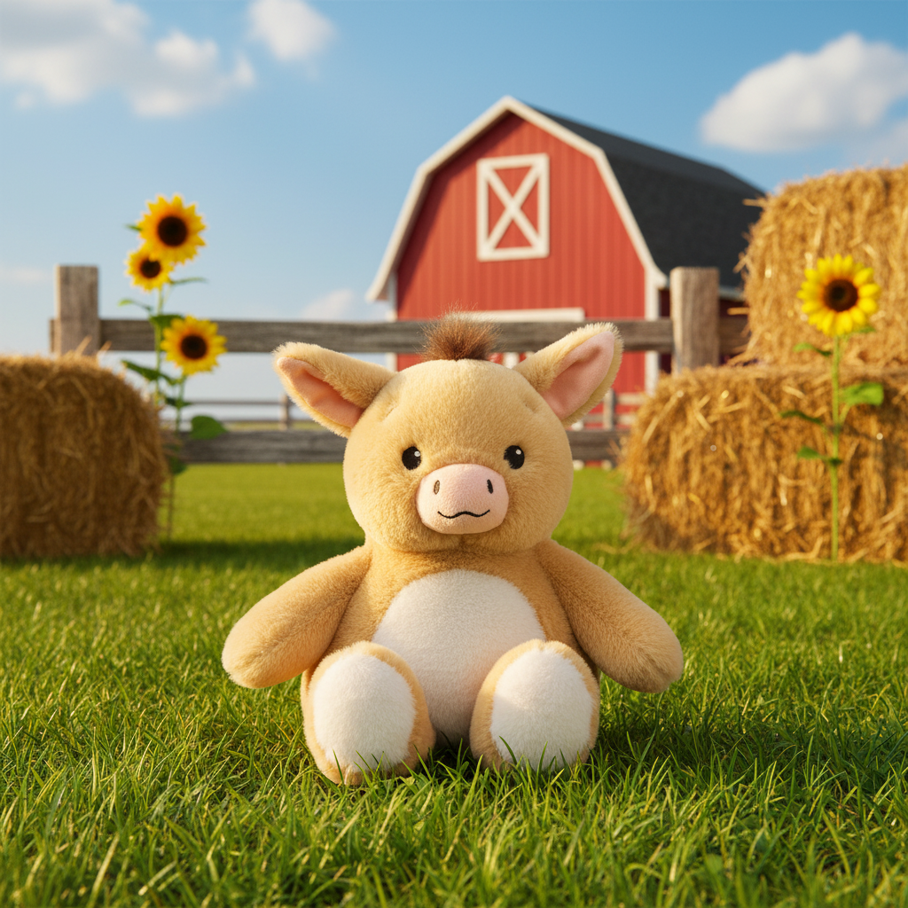 Plush Cute Donkey from Pixi Daisy