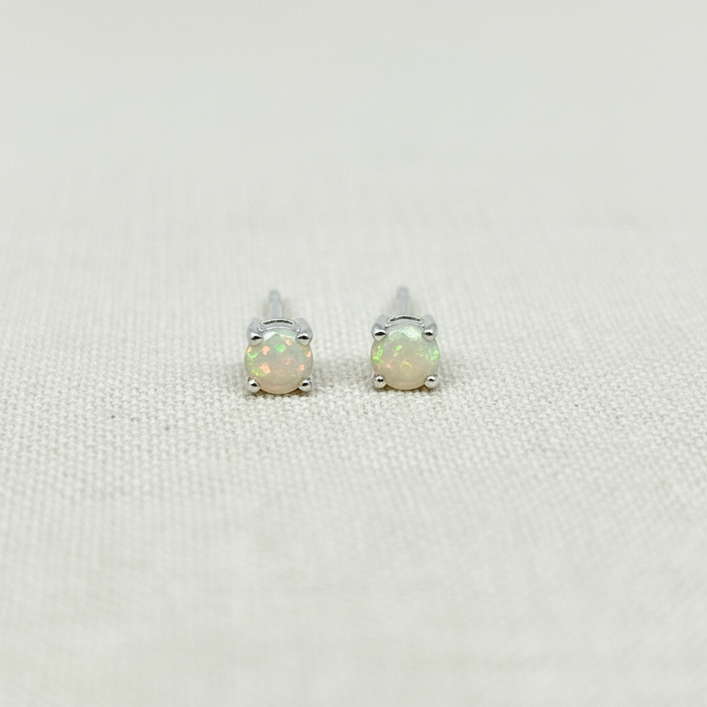 Ethiopian Opal Stud Earrings - pixi daisy