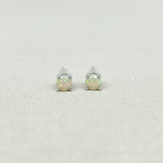 Ethiopian Opal Stud Earrings - pixi daisy