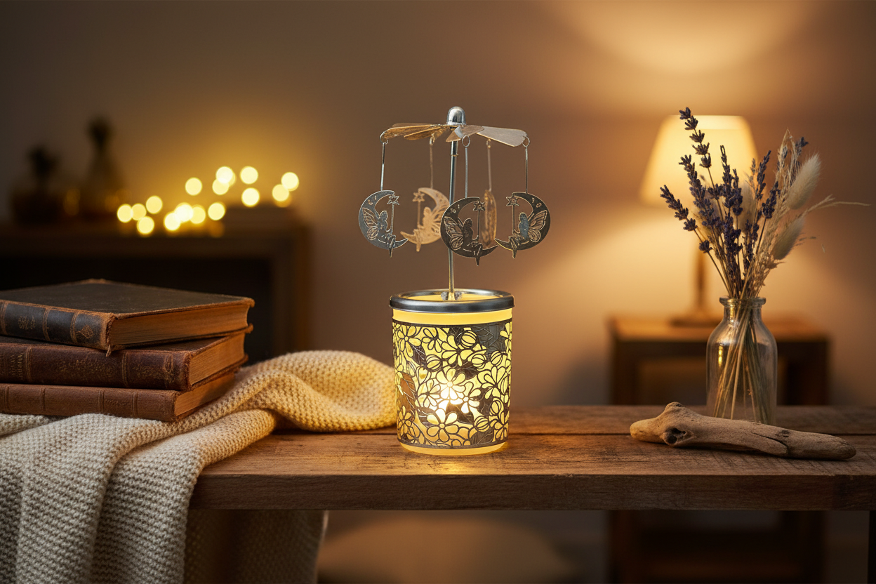 Fairy and Moon Tea Light Carousel from Pixi Daisy