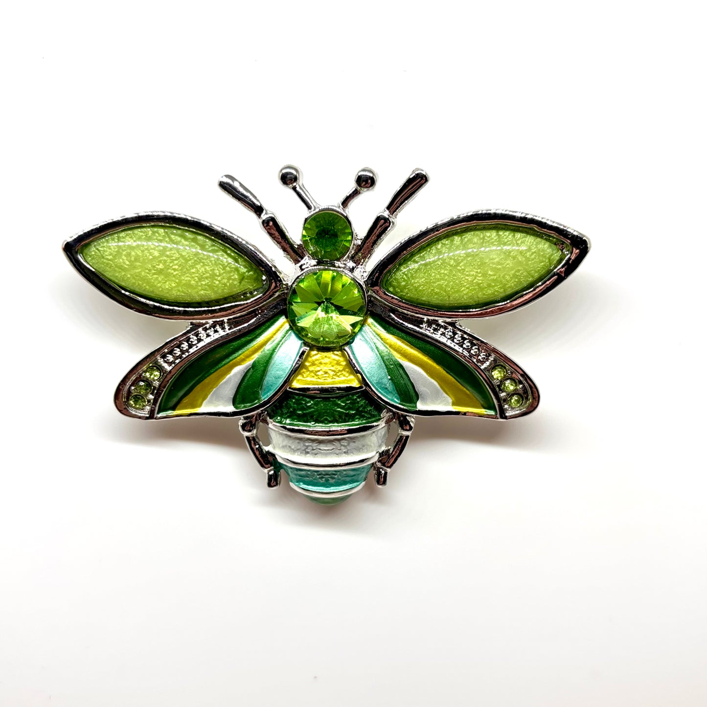 Miss Milly Green Bee Magnetic Brooch from Pixi Daisy