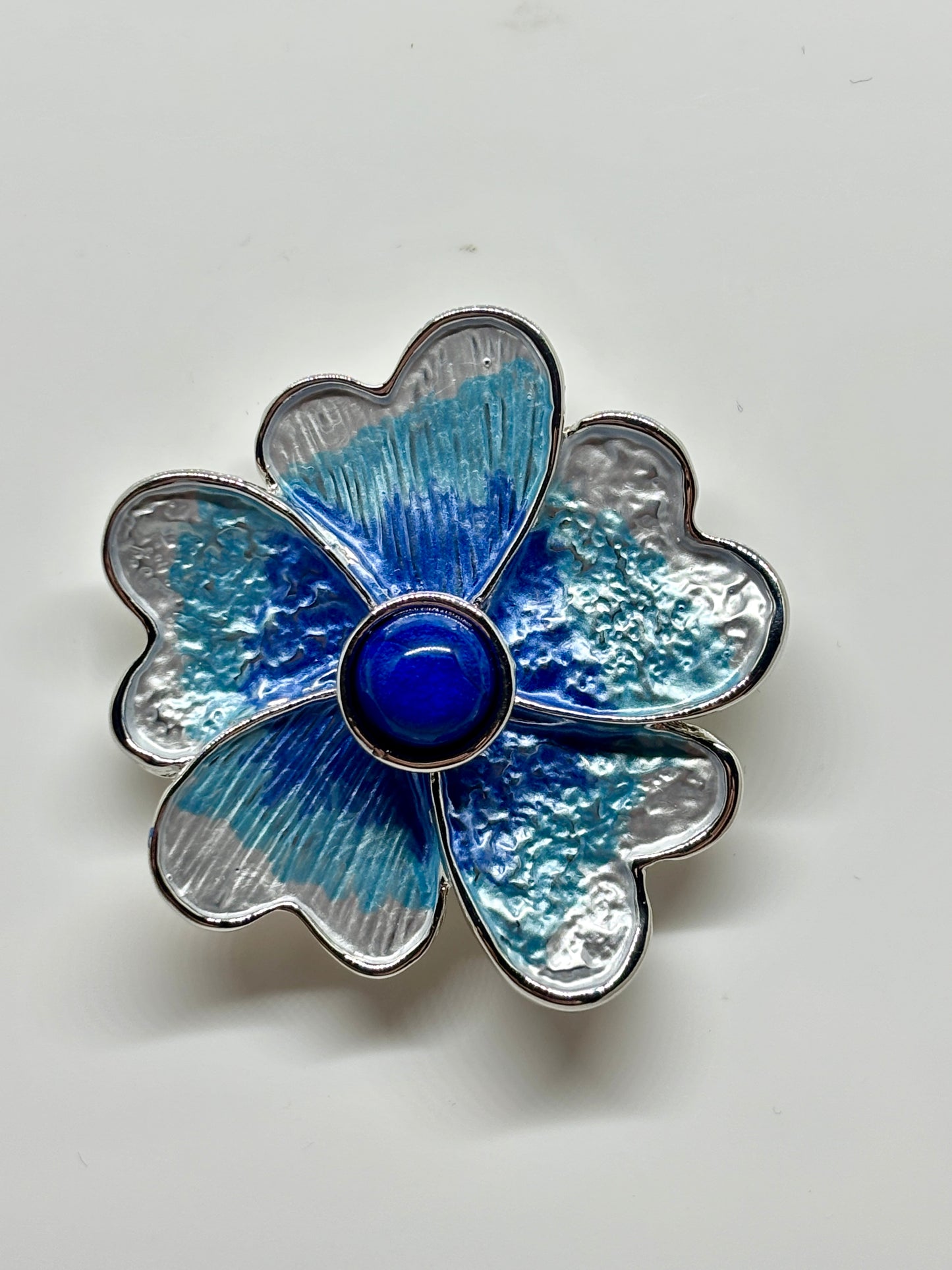 Miss Milly Blue Flower Magnetic Brooch from Pixi Daisy