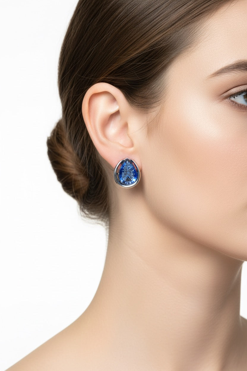 Miss Milly Powder Blue Earrings from Pixi Daisy